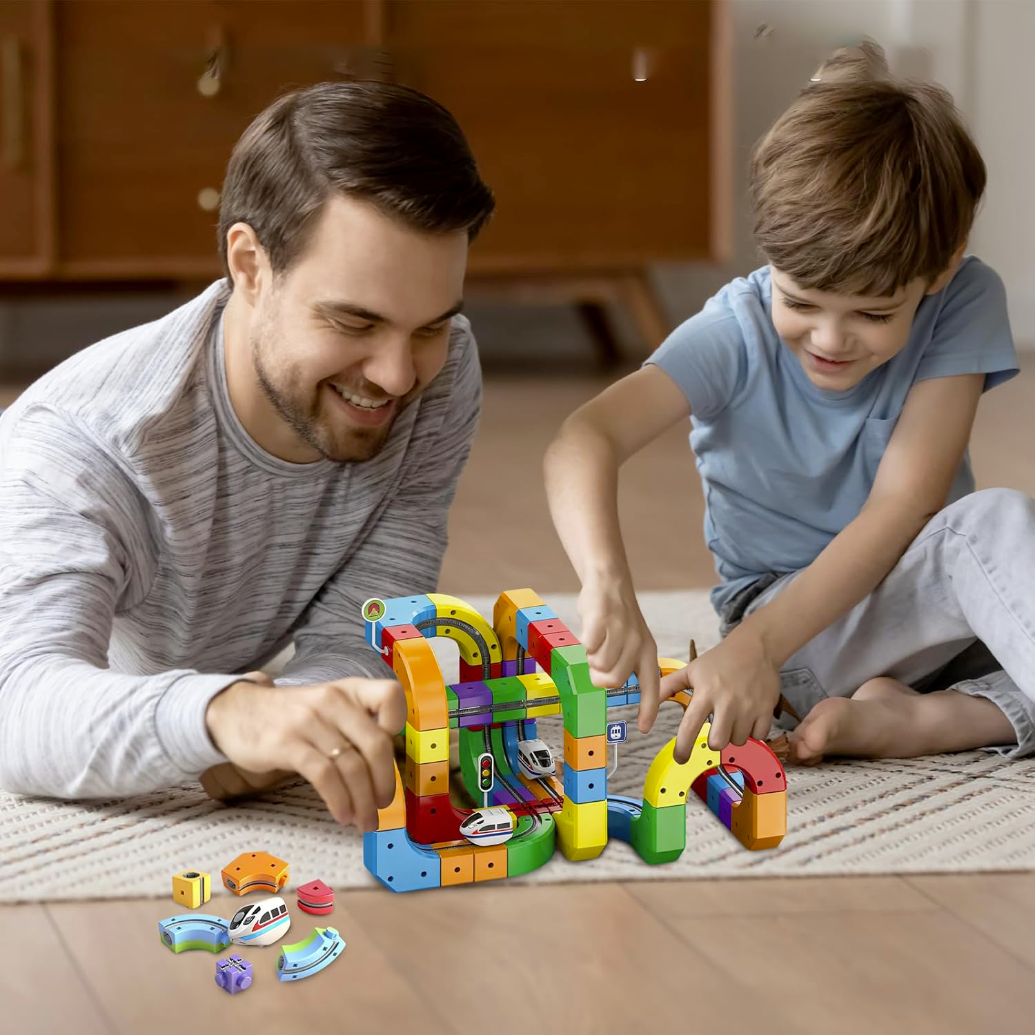 CubeTrack – Circuit de Train Magnétique Évolutif