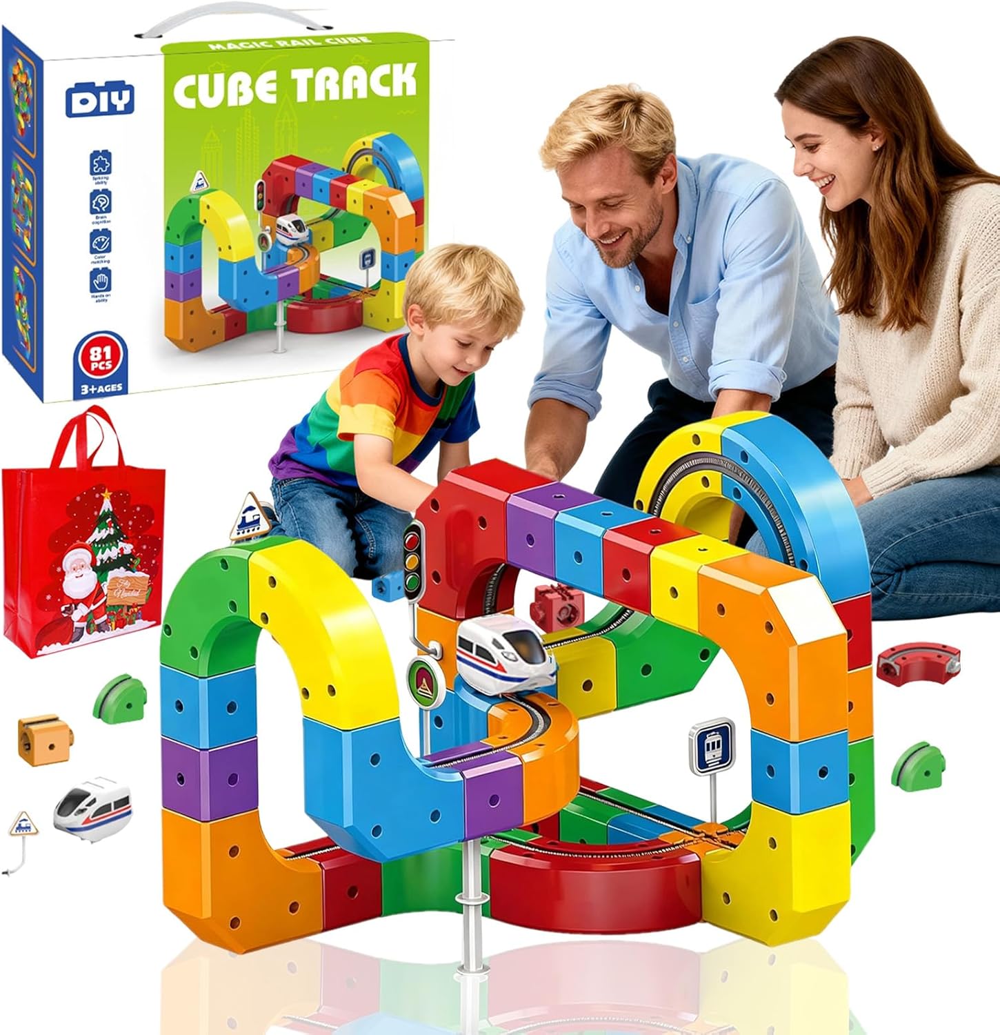 CubeTrack – Circuit de Train Magnétique Évolutif
