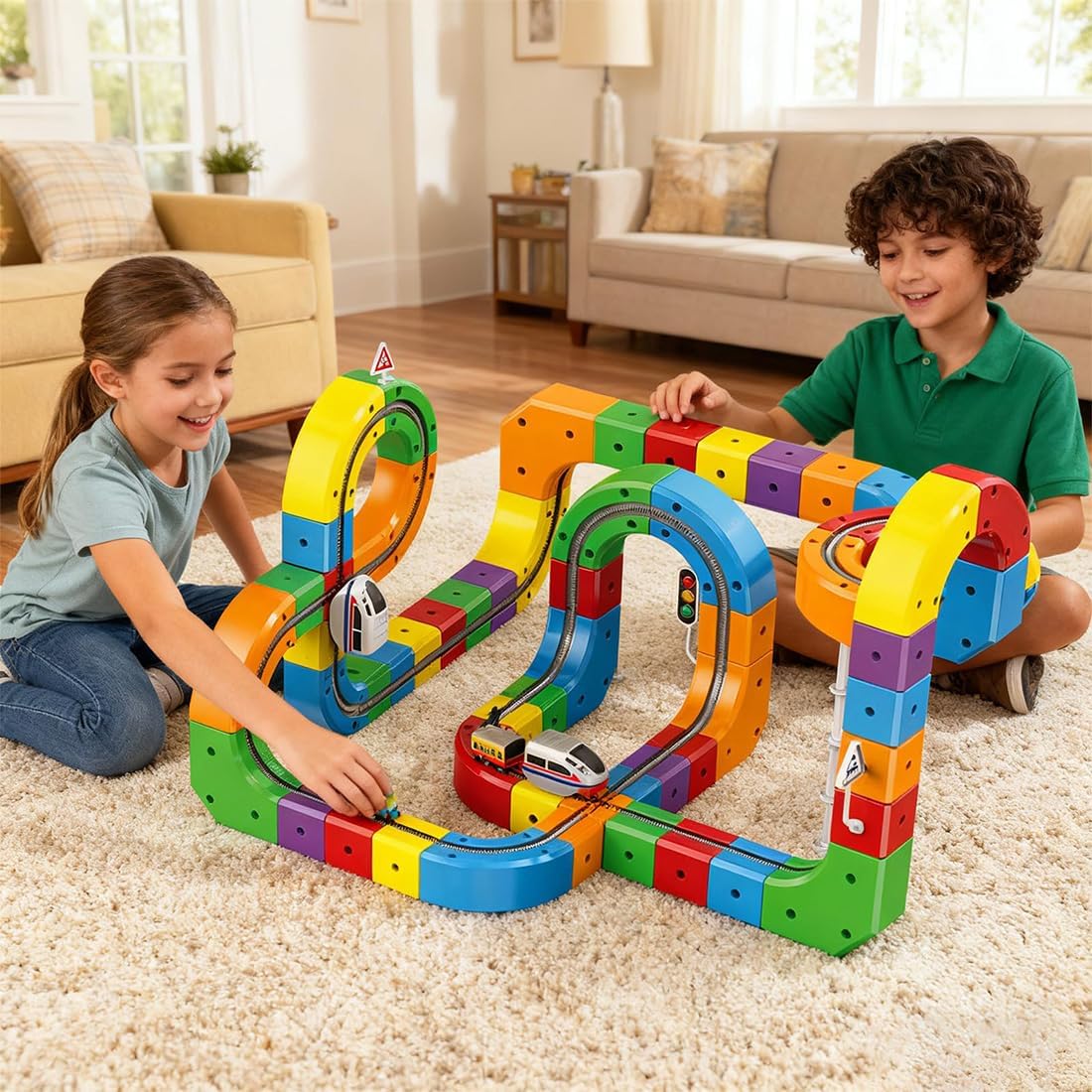 CubeTrack – Circuit de Train Magnétique Évolutif