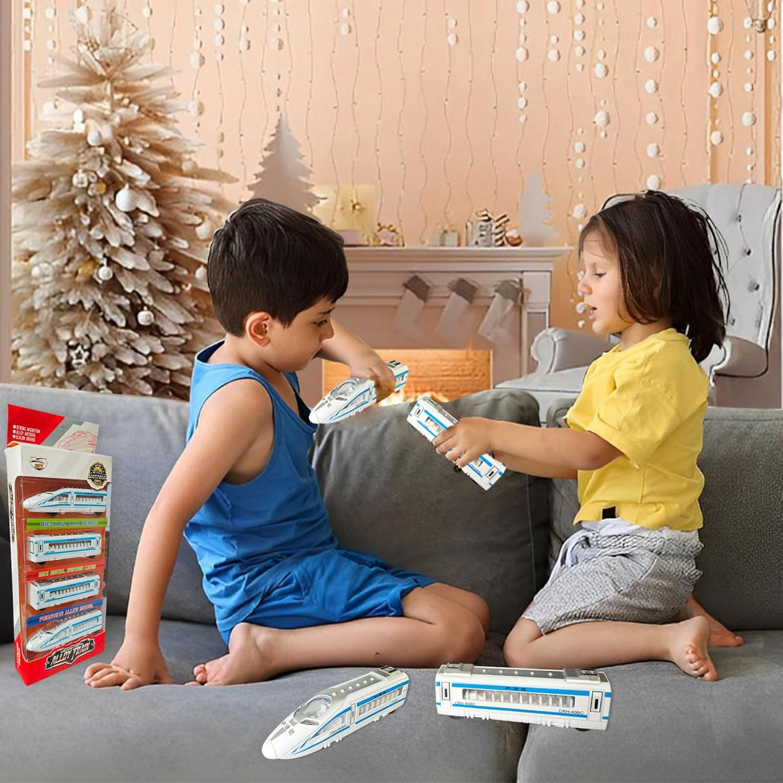 Un train magique qui bouge tout seul