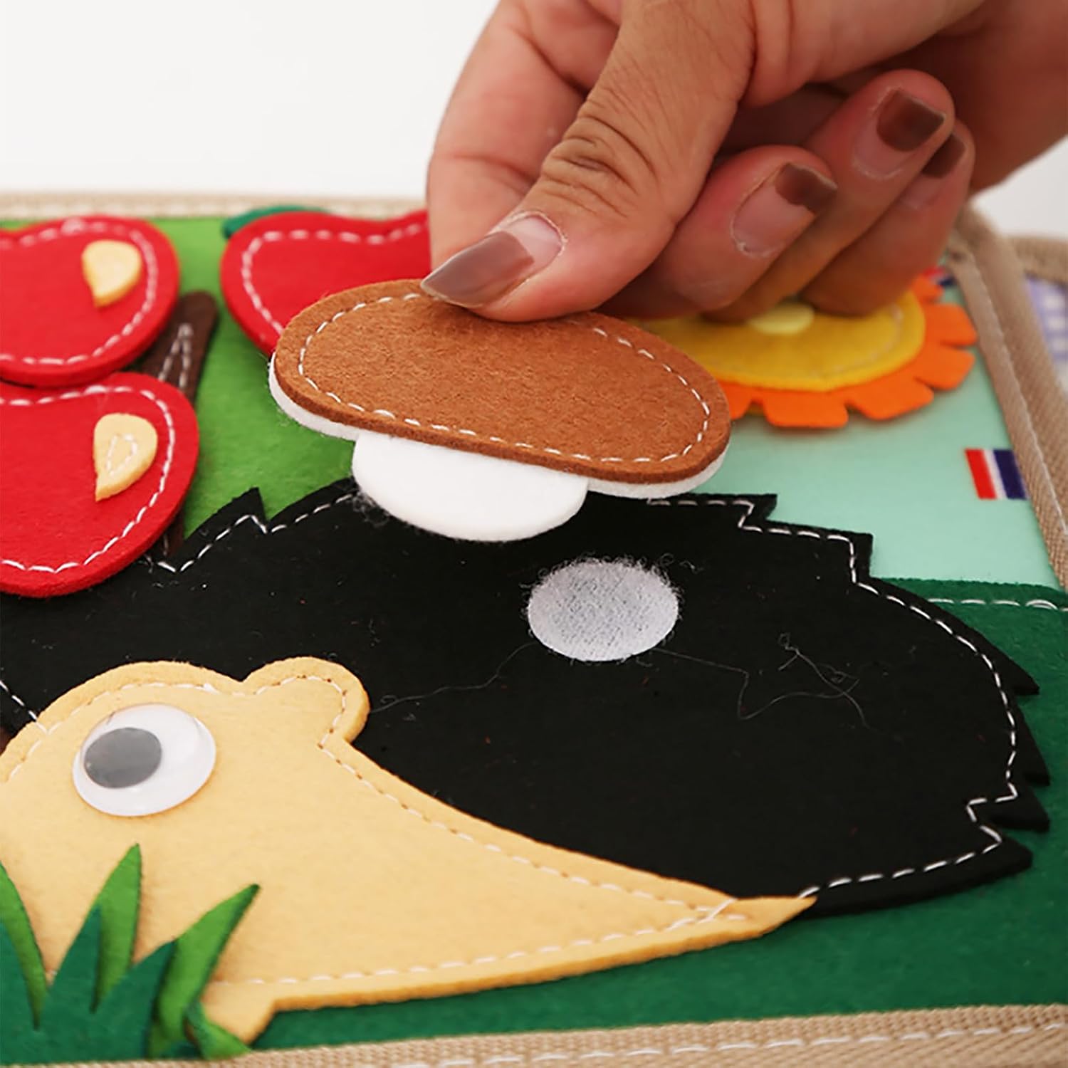 Libro di attività in feltro Montessori