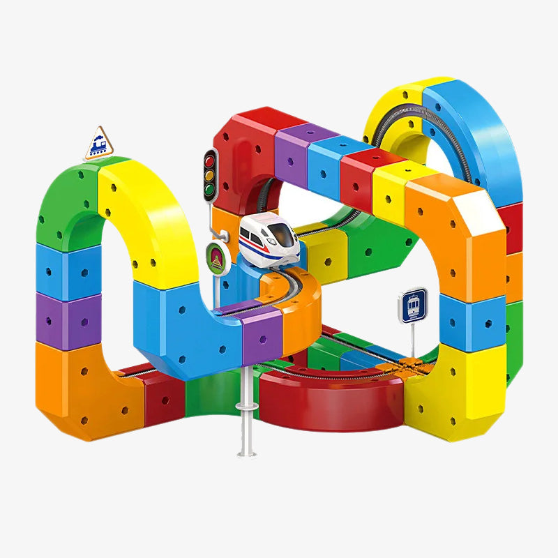 CubeTrack – Circuit de Train Magnétique Évolutif